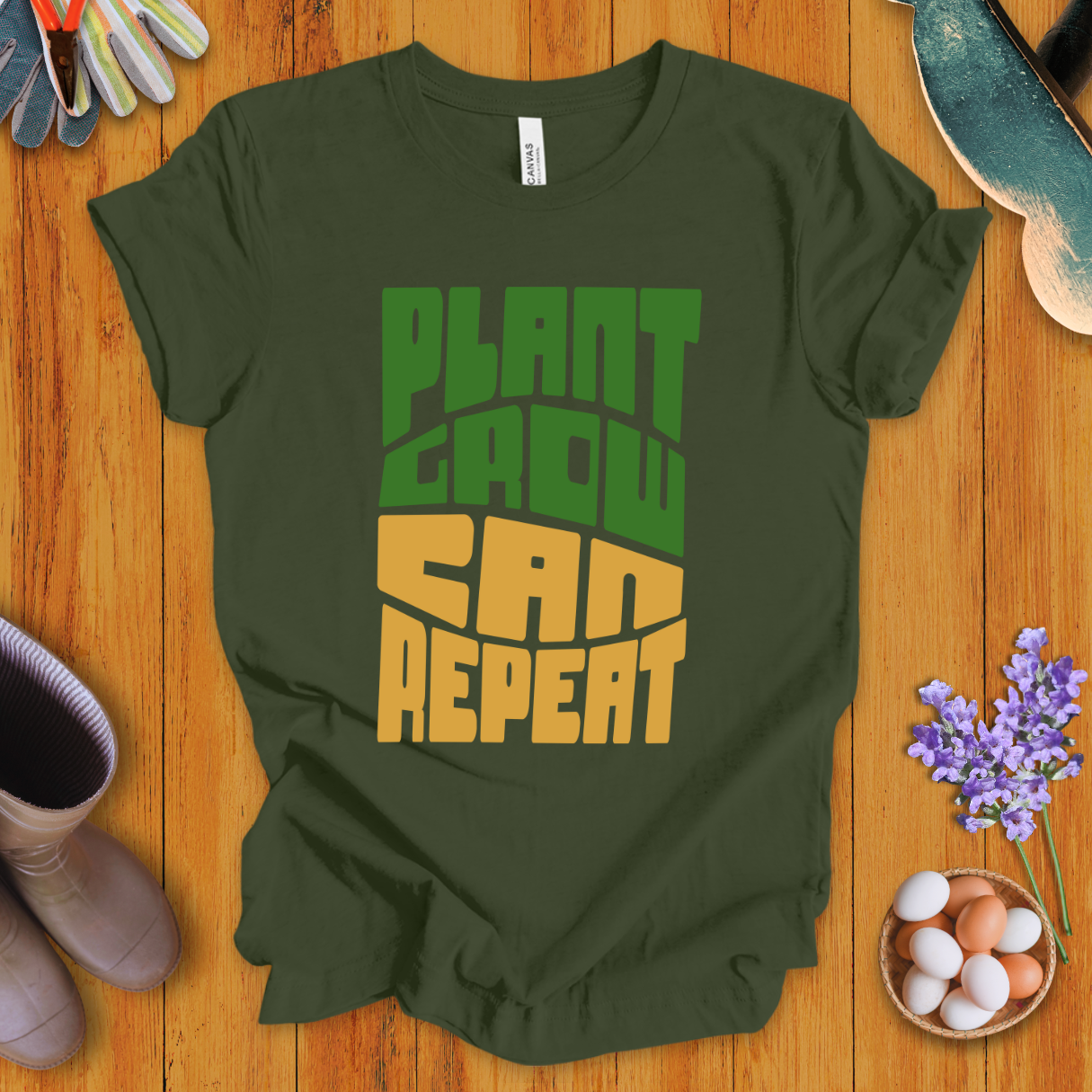 Plant Grow Can Repeat T-Shirt