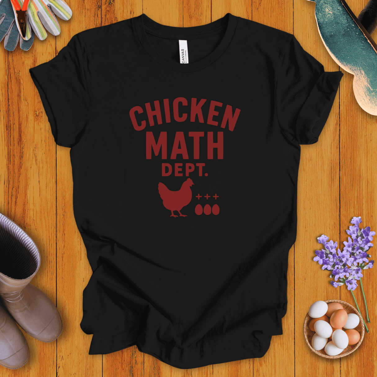 Chicken Math Department T-Shirt