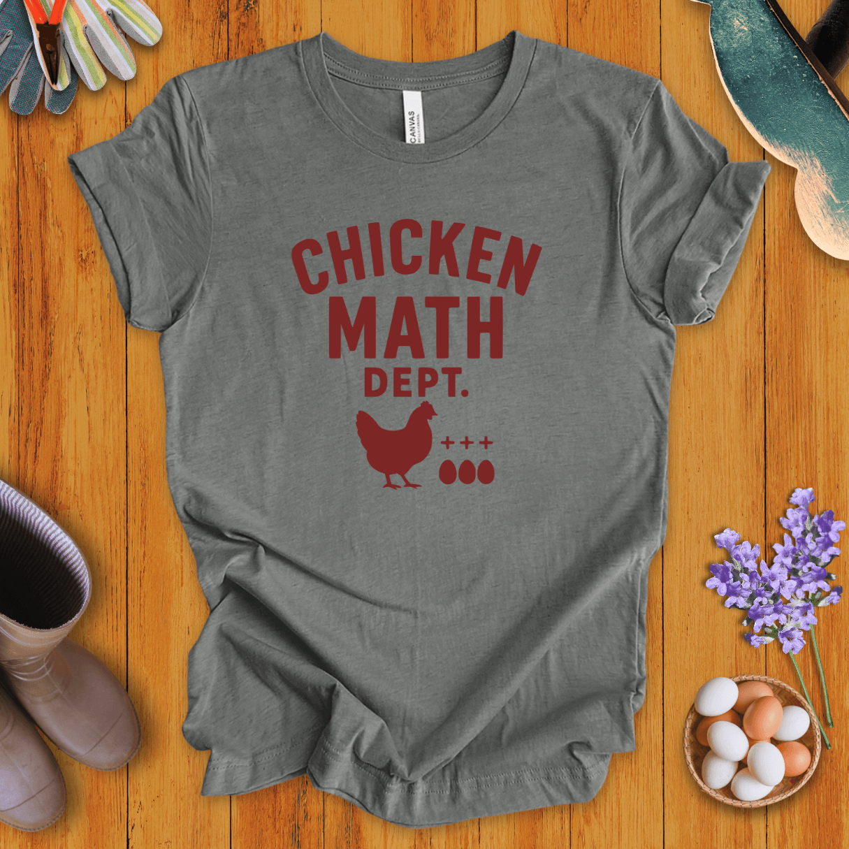 Chicken Math Department T-Shirt