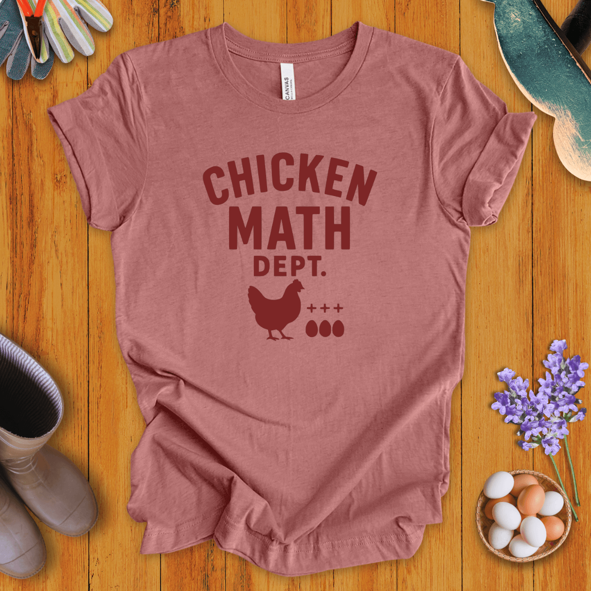 Chicken Math Department T-Shirt