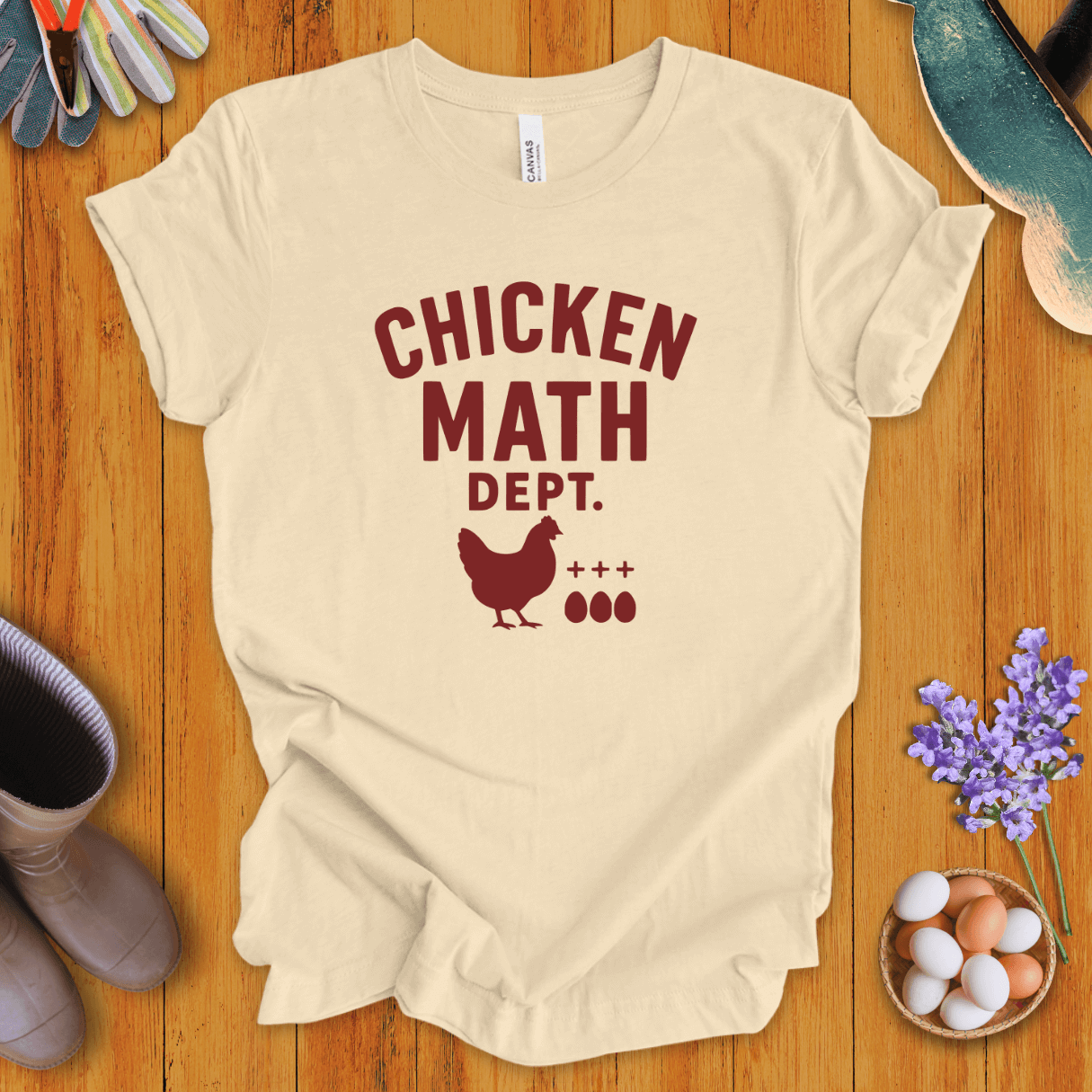 Chicken Math Department T-Shirt