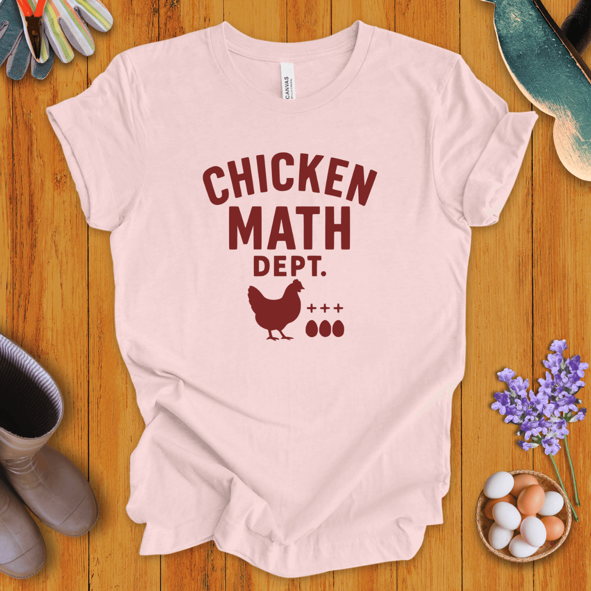 Chicken Math Department T-Shirt