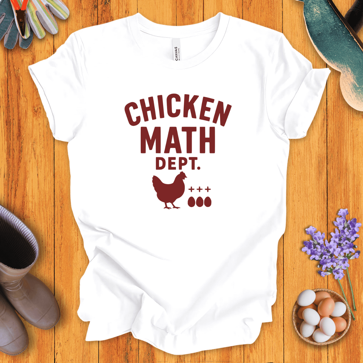 Chicken Math Department T-Shirt