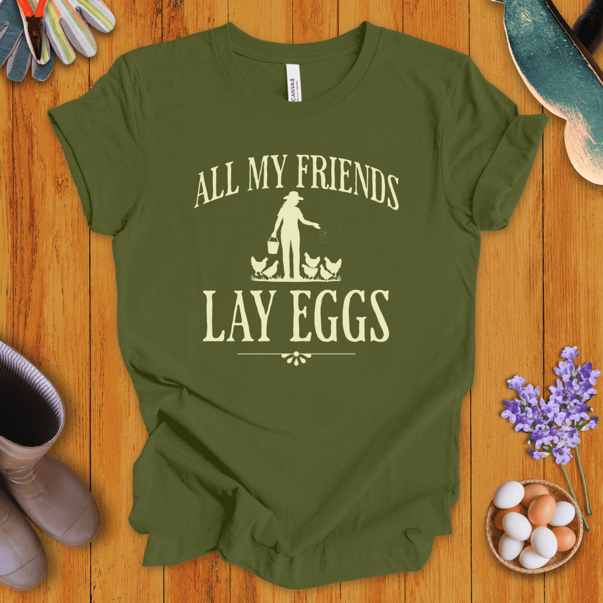 All My Friends Lay Eggs T-Shirt