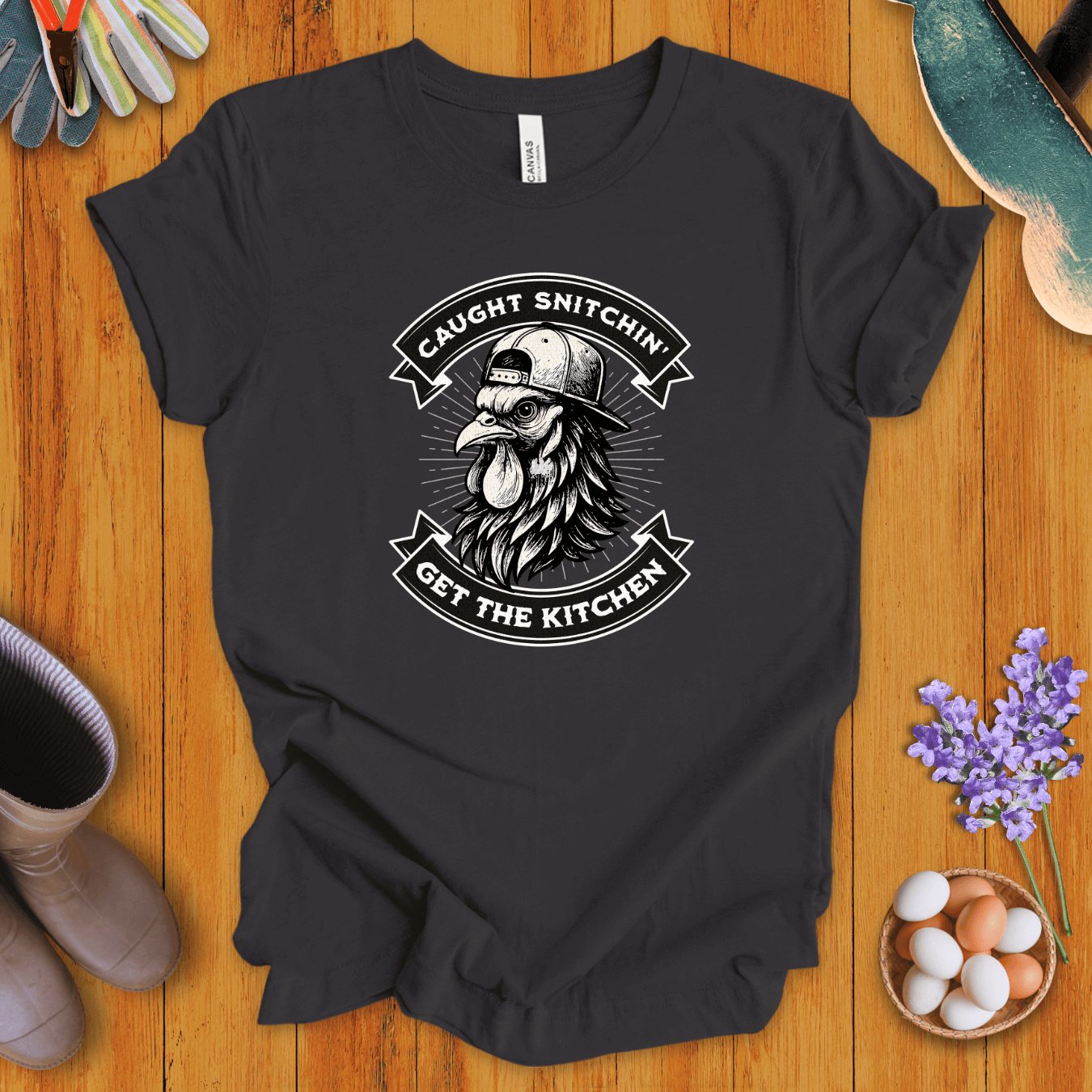 Caught Snitchin' Get The Kitchen T-Shirt