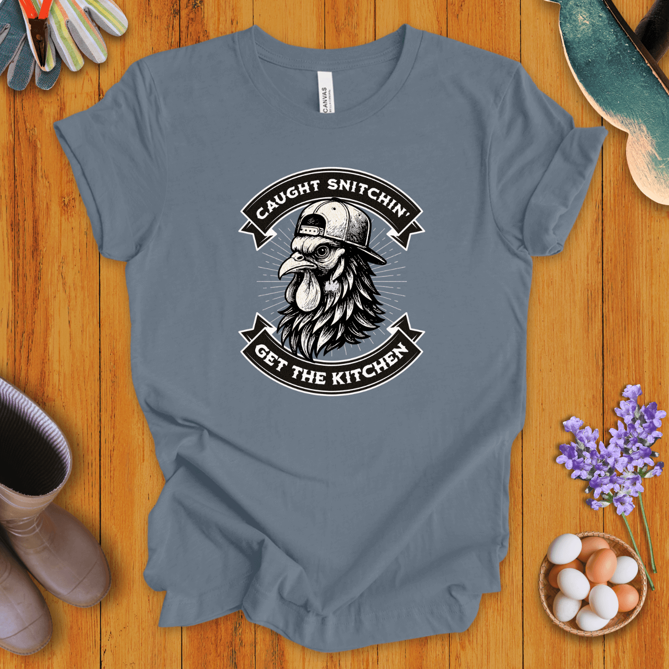 Caught Snitchin' Get The Kitchen T-Shirt