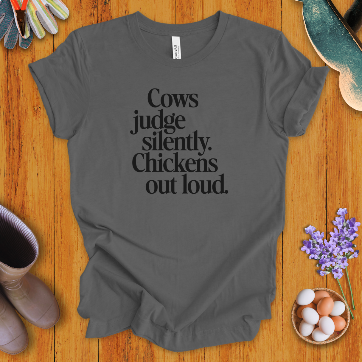 Cows Judge Silently T-Shirt
