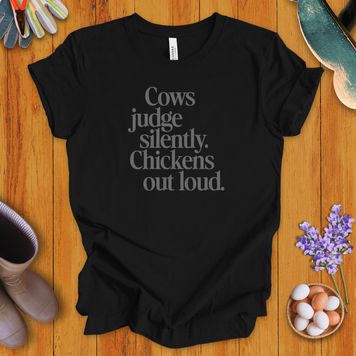 Cows Judge Silently T-Shirt