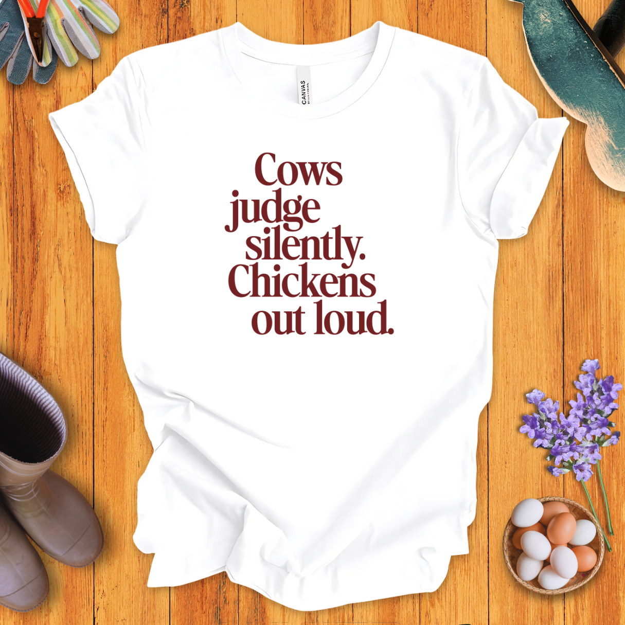 Cows Judge Silently T-Shirt