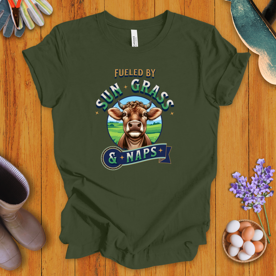 Fueled by Sun, Grass, and Naps T-Shirt