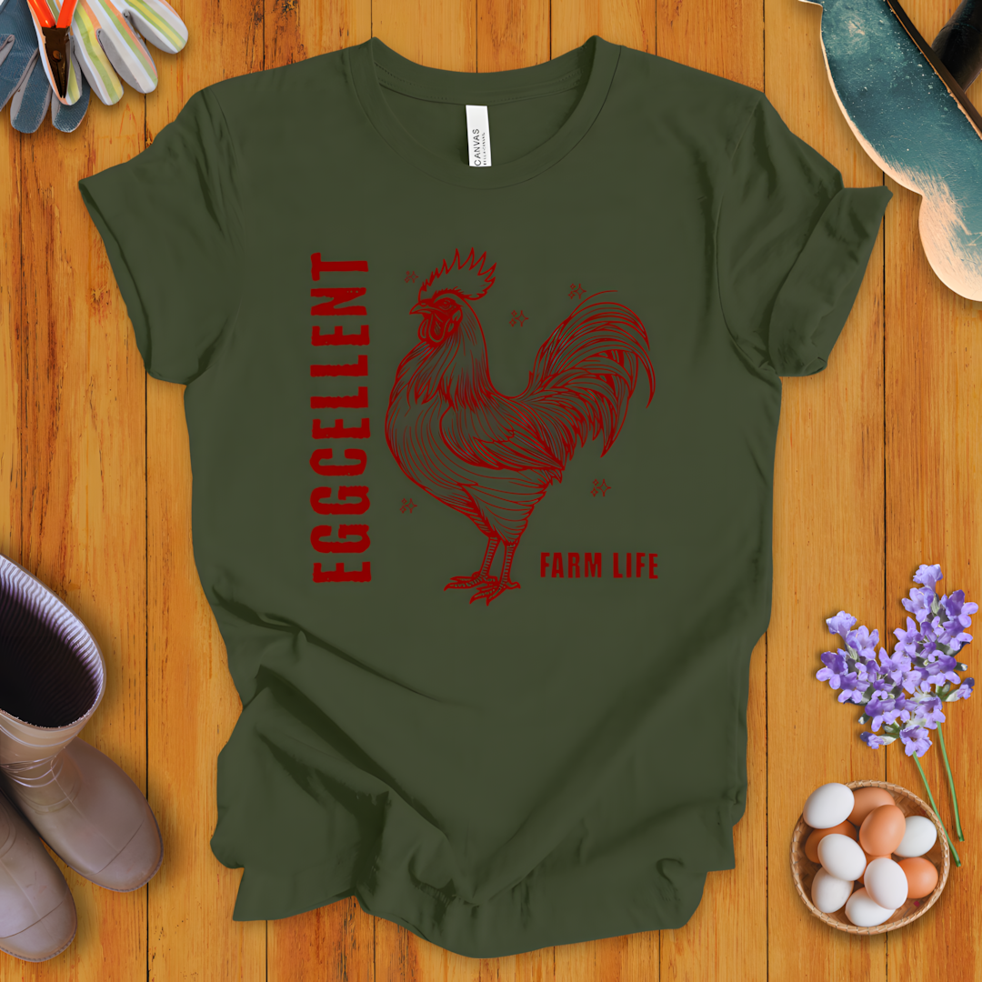 Eggcellent Farm Life T-Shirt
